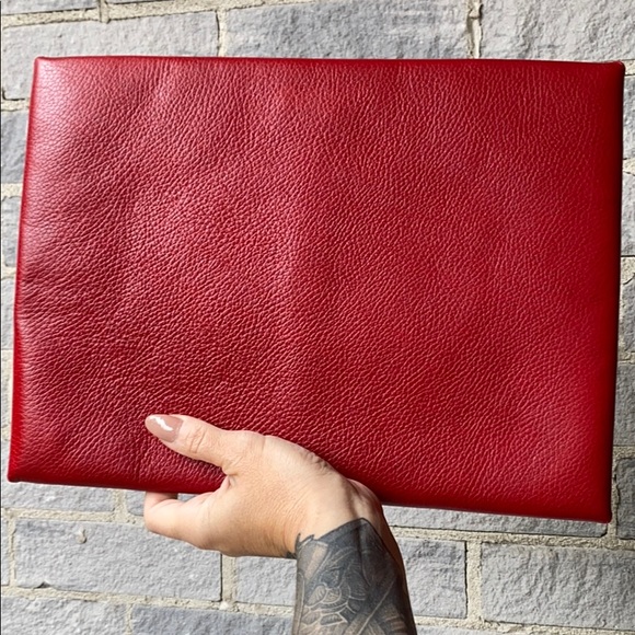 Studded leather envelope bag - Picture 5 of 9